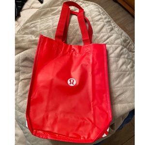 Lululemon Red Tote Bag